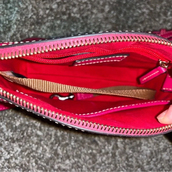 Dooney & Bourke Raspberry Mini Domed Shoulder Bag - Picture 8 of 9
